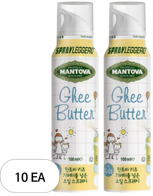 만토바 키즈 오일 스프레이, 기버터, 100ml, 10개