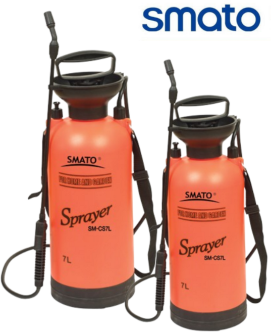 스마토 압축분무기 물조리개 방역 세차 원예 농약 대용량 다용도 3L 4L 5L 7L 8L, 1개