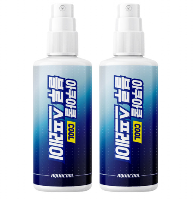 스포츠 리커버리 아쿠아쿨 1+1구매시, 1세트, 블루스프레이 2개+마술패치