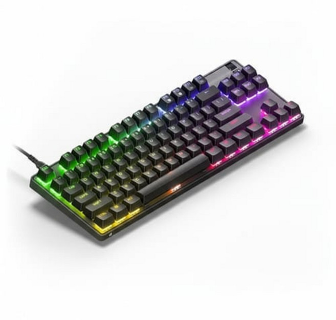 스틸시리즈 APEX 9 TKL US 기계식 게이밍 유선 텐키리스 키보드, ST-64847, Light 혼합