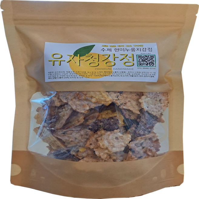 수제 현미누룽지강정, 10개, 160g