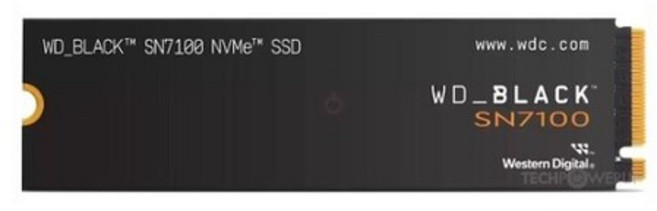 WD BLACK SN7100 M.2 NVMe TLC PCIe4.0x4 SSD, 1TB