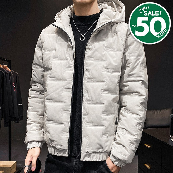 킹앤조이 브랜트 후드 경량 패딩 점퍼