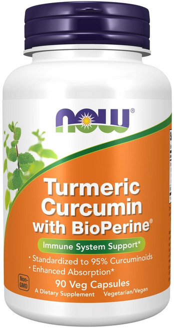 나우푸드 강황 커큐민 Bioperine 함유 90캡슐, 1개, 90정