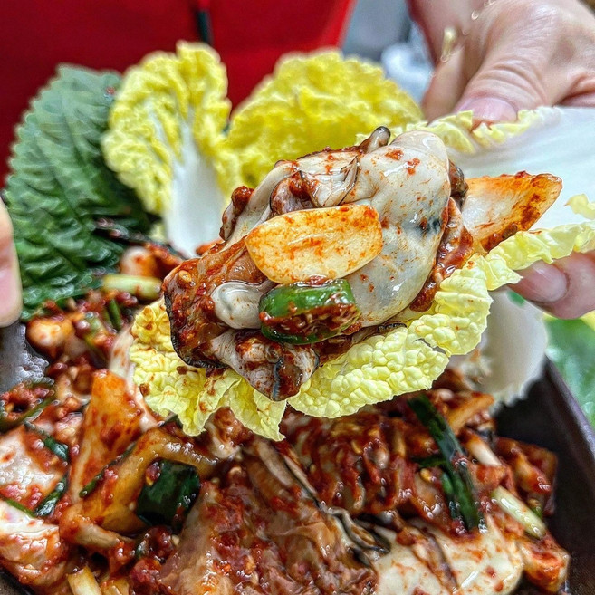 굴무침 통영 생굴 무침, 6개