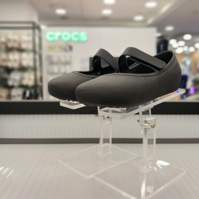 [크록스 정품] 브루클린 메리제인 플랫 209430-001 (여자 아이 예쁜 신발) 검정 - NC백화점 불광점