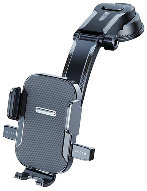 하비소 무한흡착 차량용 핸드폰 대시보드 거치대, 1개, 글로시블랙