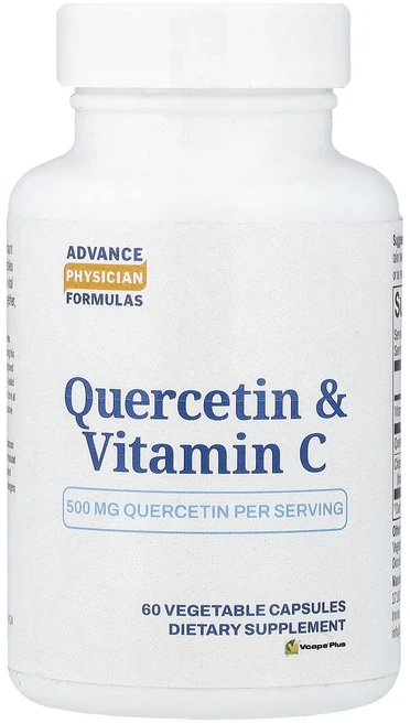 몸관리하세요 겨울입니다 Advance Physician Formulas 퀘르세틴 및 비타민C 500mg 베지 캡슐 60정 특별관리진행, AdvancePhysicianFormulas퀘르세틴및비, 1개 - 쿠팡