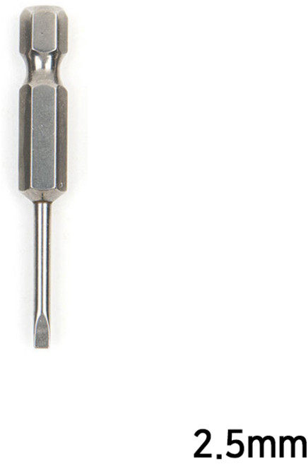 일자 드라이버 비트 50mm 1개 2mm 2.5mm 3mm 드릴 자석 전동 드릴 수공구, 일자 드라이버 비트 50mm X 2.5mm