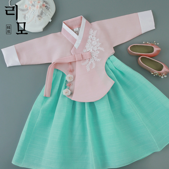 [여아한복] Track-66 자수 (1세-15세) 돌 아기 아동 유아 어린이 주니어 키즈