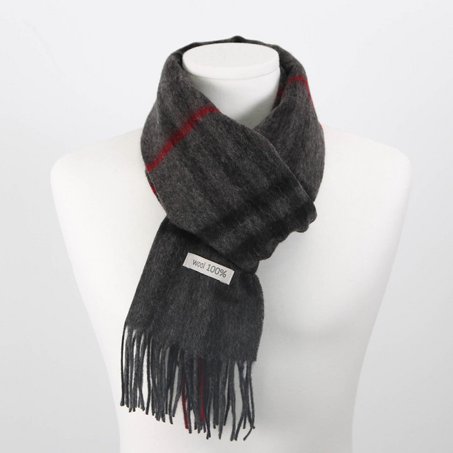 에스랑제이 런던울체크 남성 여성 울 머플러 목도리 MD41