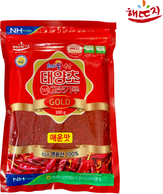 영광농협생산 프리미엄 태양초 골드 고춧가루 매운맛 300g 500g 1kg 3kg, 1개