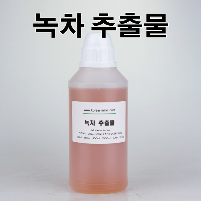 코리아씨밀락 녹차 추출물, 녹차 추출물 500ml, 1개