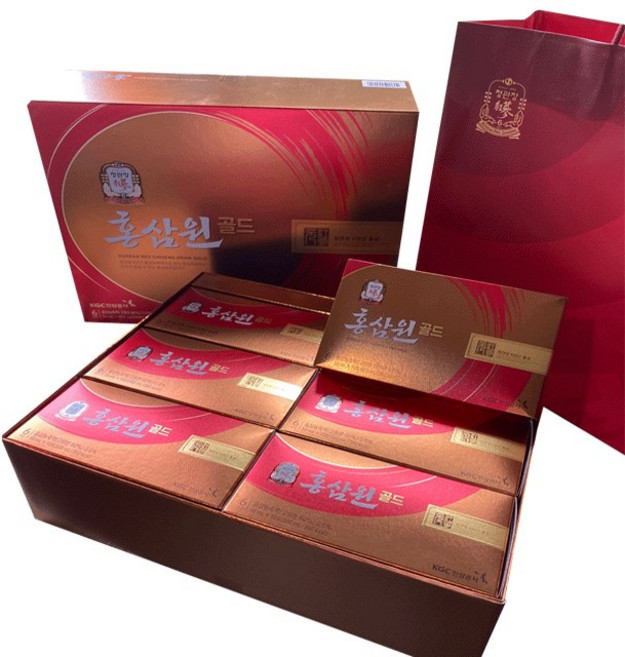 정관장 홍삼원 골드 선물세트 50ml x 60포 (+ 쇼핑백), 60개