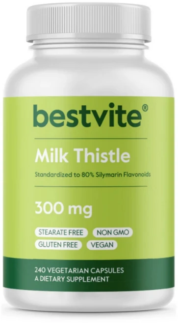 밀크시슬 300mg 고함량 실리마린 베지 캡슐 8개월 프리미엄 베스트바이트, 1개, 240정 - 쿠팡