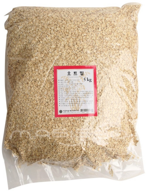 이든타운 오트밀 5kg 제과용 굵은 후레이크, 1개