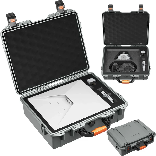 스타링크 미니 케이스 스타링크 미니 하드 방수 여행용 케이스 (액세서리용 성형 폼 포함 잠금 가능 보관, 02 Gray