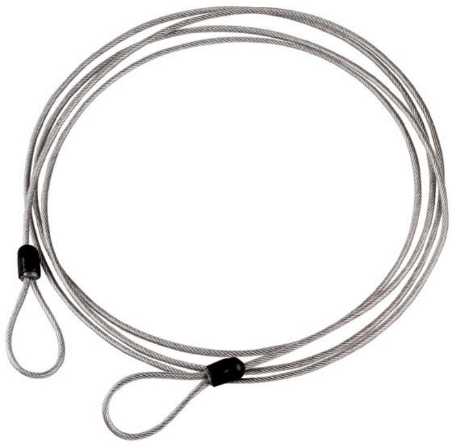 여행용 다용도 와이어 2m 잠금 로프 줄 미니 자물쇠, 다용도와이어, 1개