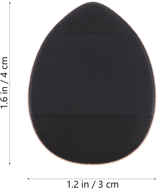 20Pcs 미니 메이크업 스펀지 파우더 퍼프 페이스 컨실러 용 이지 홀드 스트랩 컴팩트 사이즈 뷰티, 03 Black