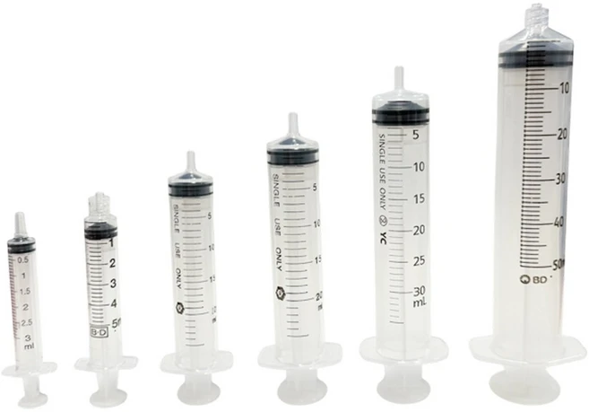 주사기(3ml 5ml 10ml 20ml 30ml 50ml), 3ml, 1개 - 쿠팡