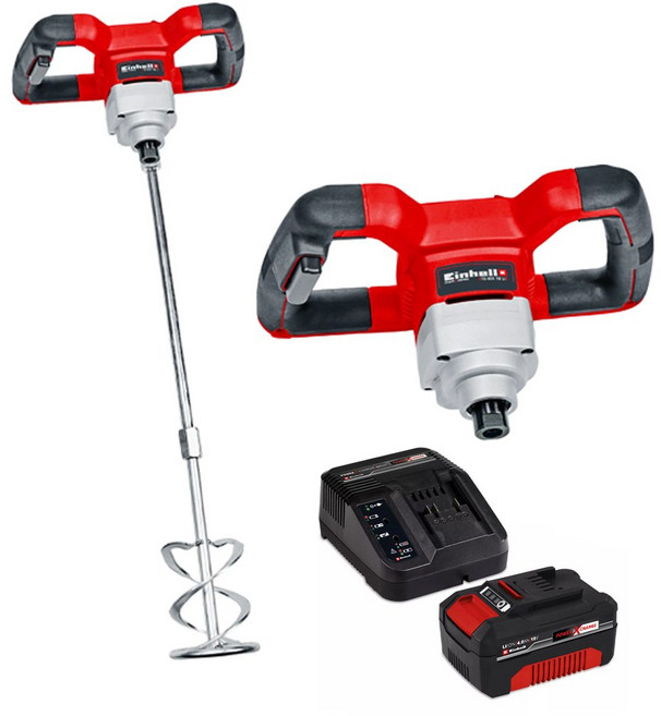 독일 아인헬 충전 무선 전동 믹서드릴 페인트 몰탈 믹서기 교반기 믹싱기 반죽기 MX18, 충전믹서드릴 TE-MX18 Li-Solo, 1개