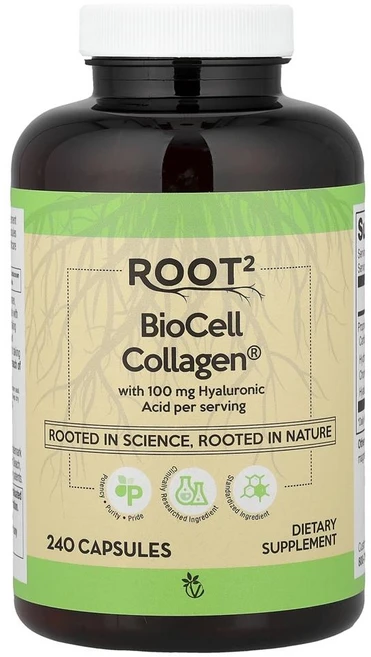 비타코스트 루트2 바이오셀 콜라겐 Vitacost Root2 BioCell Collagen® 240정, 1개 - 쿠팡