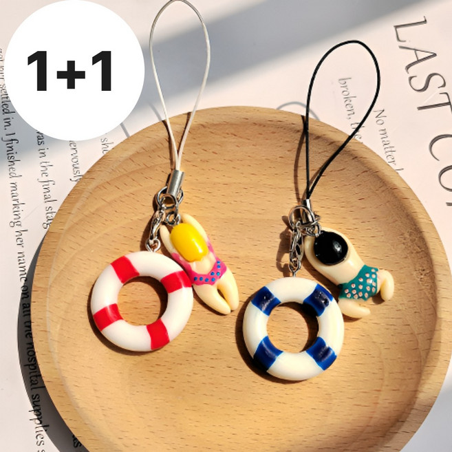 도치코 수영키링 수영장키링 수영 가방 키홀더 악세사리 열쇠고리