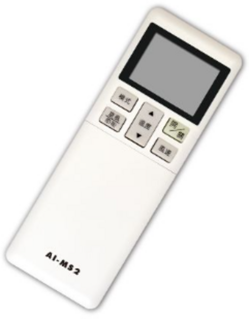 北極熊冷氣遙控器 多功能液晶顯示 無線遠程控制 操作簡單方便, 1個, 三菱 AI-MS2
