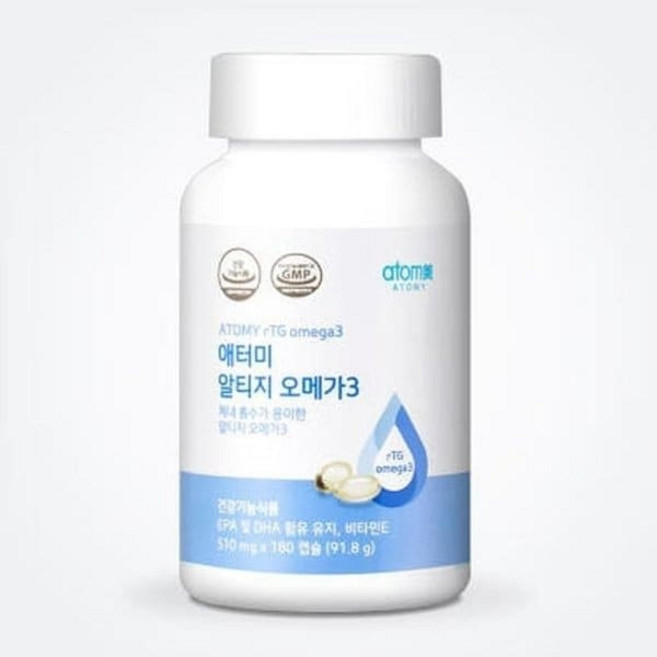 애터미 알티지 오메가3 180캡슐 x3SET (AD), 기본, 91.8g