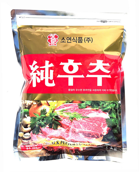 새마원 소연 순후추 100% 흑후추가루 1kg 업소용 후추가루, 1개