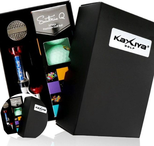 카시야 골프 컬러구 3구B 골프선물용품, 에이밍싱글골프티 파이어볼