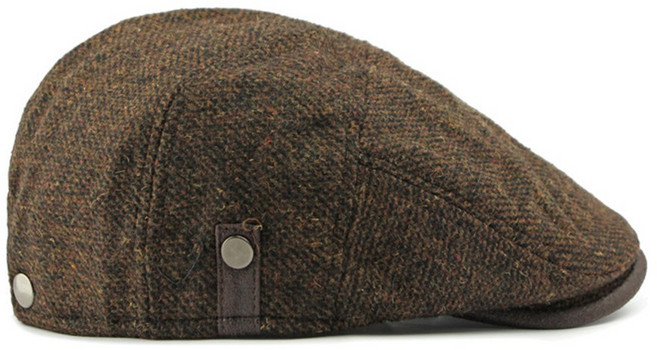 VITALO 캐주얼 시니어 클래식 울 고급 헌팅캡 어르신 도리구찌 중년모자 할아버지모자 중년헌팅캡