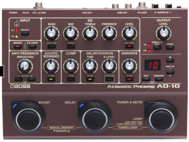 이펙터 CE 5 퍼포머 2출력 2밴드 BD 2W FV 500L, 1개