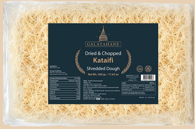 갈라타하네 건조 카다이프 면, 1개, 500g