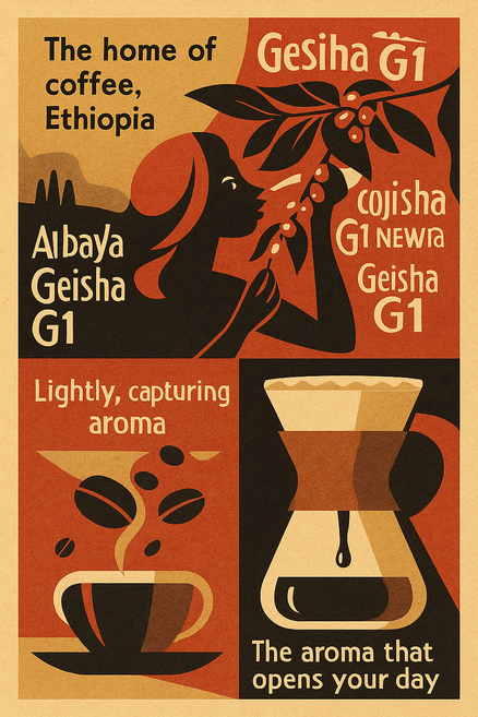 맛있는 스페셜티 커피 에티오피아 아바야 게이샤 G1 내추럴 중약배전(미디엄 라이트 로스팅) 라즈베리의 상큼한 산미 있는 원두 커피, 1개, 500g, 홀빈(분쇄안함)