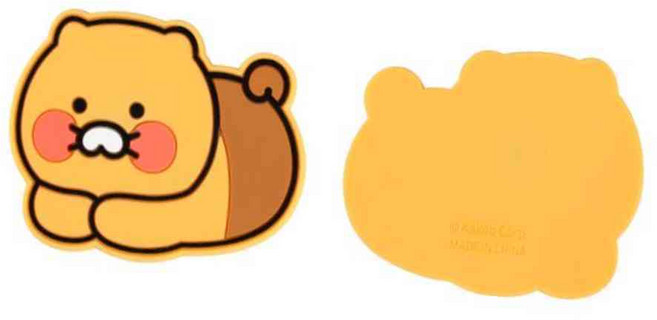 꼬미얌 PVC 마그넷 춘식이 식빵 1개 현관문자석