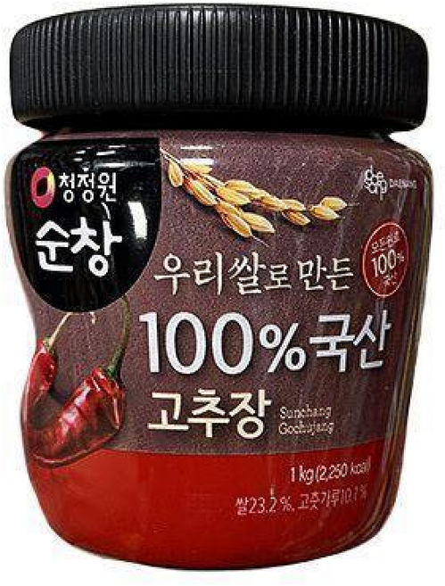 소독제 + 청정원 순창 100% 국산 고추장, 1개