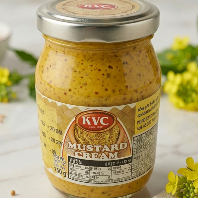 MUSTARD CREAM 150g 머스타드 크림 샌드위치 스리랑카, 1개