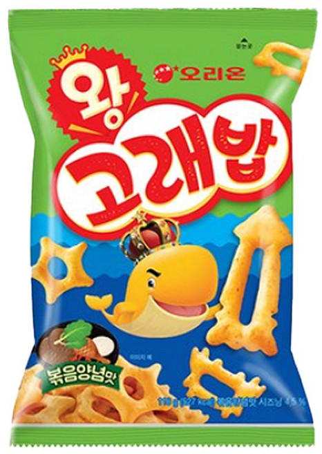 오리온 왕고래밥 볶음양념맛 118g 8개입 봉지과자, 8개