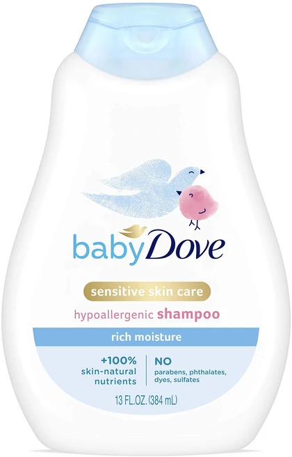 머리카락과 두피를 위한 베이비 도브 샴푸 풍부한 수분 저자극성 및 눈물 없음 13온스 머리카락과 두피를 위한 베이비 도브 샴푸 풍부한 수분 저자극성 및 눈물 없음 13온스, 1개, 384ml - 쿠팡