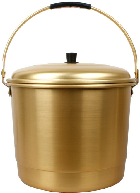 카시안 황들통 CH 양은 들통 곰솥 찜기 찜통 양동이 냄비, 중