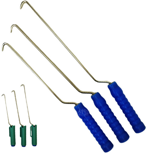 국산 튜브손잡이 SJ 하카 철근결속핸들 350mm 갈고리, 1개