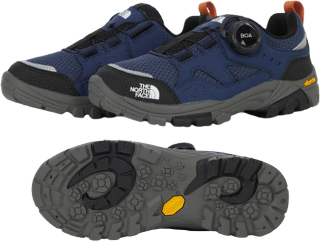 [매장판] 노스페이스 키즈 등산화 운동화 킵 온 하이크 보아 다크 블루 NS95R91S