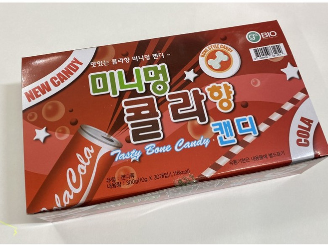 미니멍 콜라향캔디(30개입), 30개, 9.66g