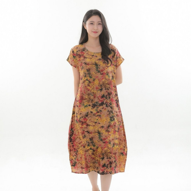 (인견총각) 국산 풍기인견 여성 시원한 원피스 1P