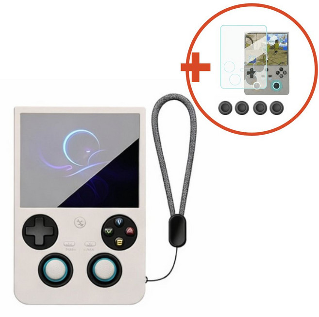 엔버닉 RG477V 케이스 전면 보호필름 스틱캡 스트랩 올인원 세트, 1개, 라이트그레이, 단일