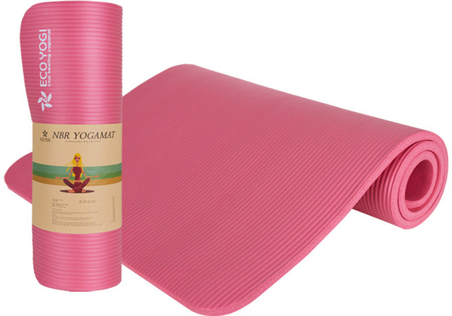 에코요기 20mm NBR 빅사이즈 요가매트, 20mm NBR 빅사이즈 핑크