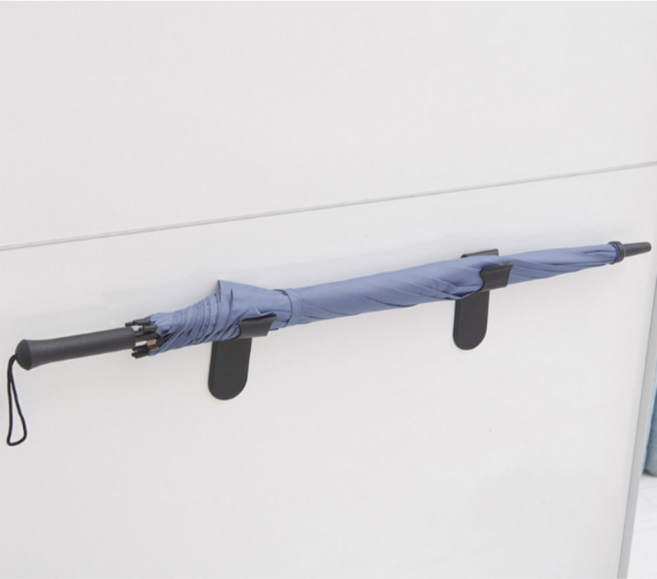 EFFILIFE 차량 트렁크 우산걸이 클립, 4개, 블랙