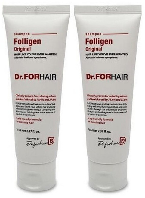 닥터포헤어폴리젠탈모완화샴푸(오리지널)70ml2개SF, 70ml, 2개