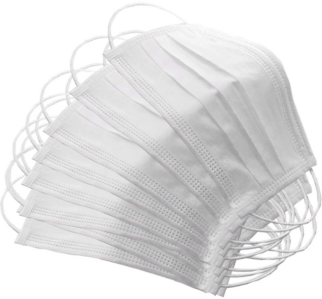 마스크 3중필터 일회용마스크 화이트 50장, 1세트, 50개